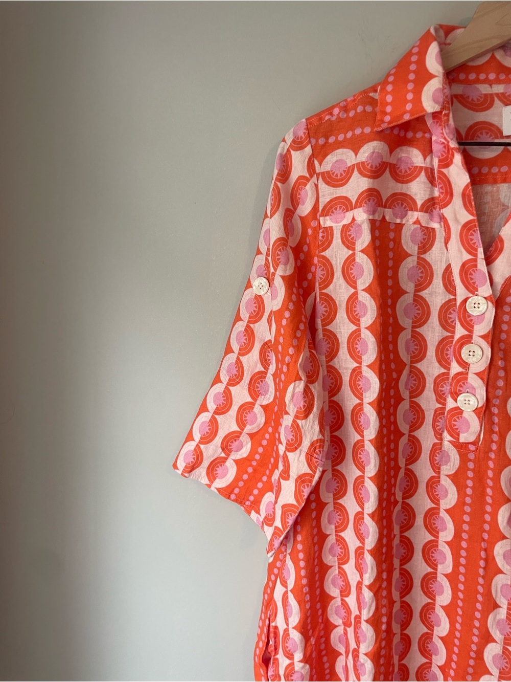 Hiho Linen Shirt Dress - Picture 7 of 8